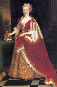 Sir Godfrey Kneller Portrait of Caroline Wilhelmina of Brandenburg Ansbach oil painting on canvas